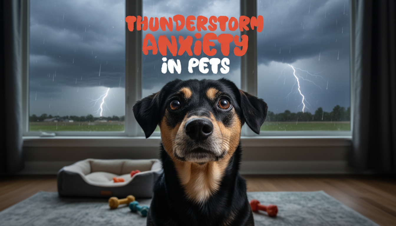 Storm Anxiety in Pets: Quick Checklist to Calm Dogs & Cats