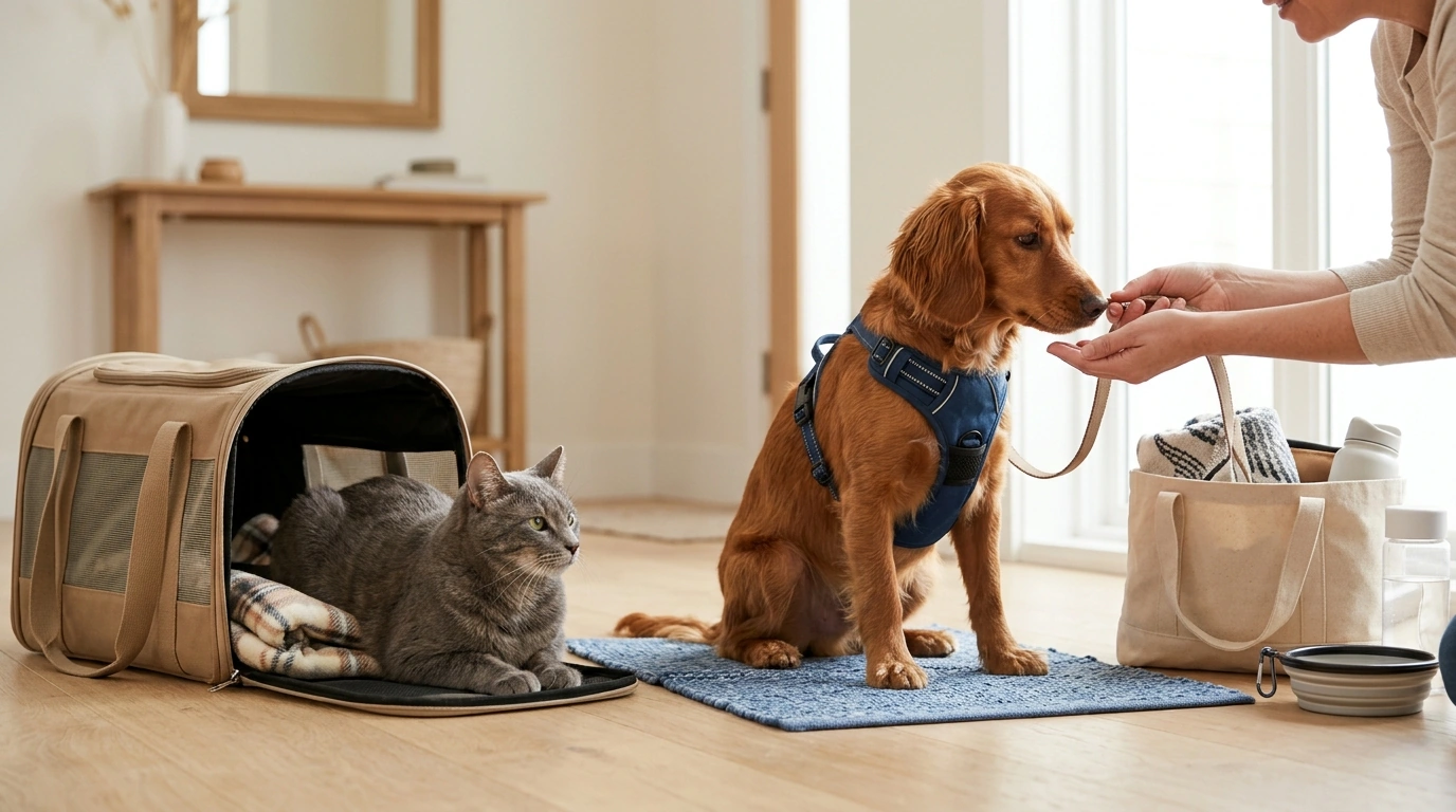 Calm Vet Visits for Pets: 2-Week Checklist for Dogs & Cats