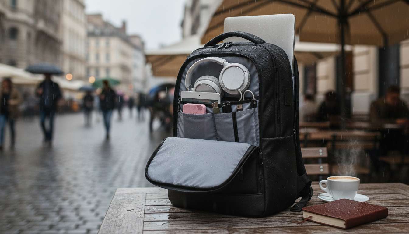 Waterproof 17-Inch Laptop Backpack for Work & Travel